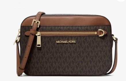 New Michael Kors Jet Set Large Logo Crossbody selling Bag