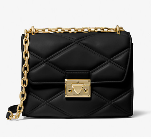 Serena Small Quilted Faux Leather Crossbody Bag