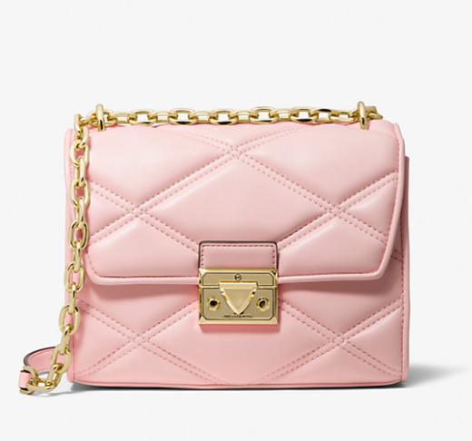 Serena Small Quilted Faux Leather Crossbody Bag