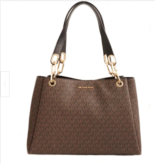 Trisha Large Logo Shoulder Bag